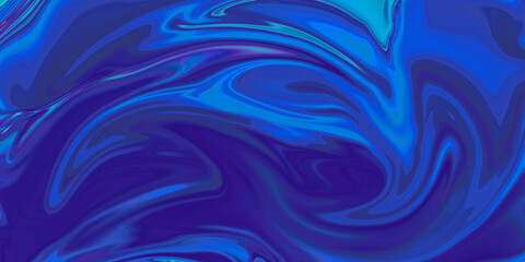 Fluid Art Background And Colored Pigments With Purple Drops 3D Illustration In Tech Futuristic Style