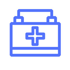 Obraz premium medical emergency kit first aid box medicine