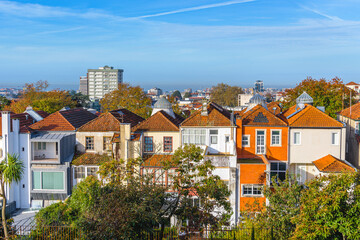 Fototapeta na wymiar Porto, Portugal. View of the city's houses and roofs