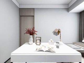 3D rendering, business office, study design