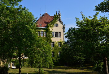 Fototapeta premium Historical Court House in the Town Neustadt am Rübenberge, Lower Saxony