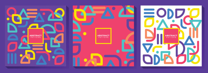 Fototapeta premium Colorful Pattern Background