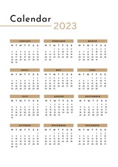 Calendar 2023