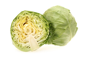 cabbage isolated on white background