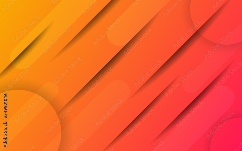Aufkleber abstract colorful flat gradient shape background