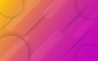 Abstract colorful flat gradient shape background