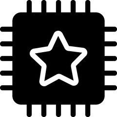 star cpu processor icon