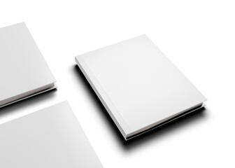 Magazine and book cover mockup