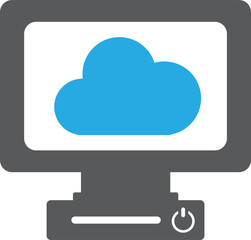 cloud computer icon