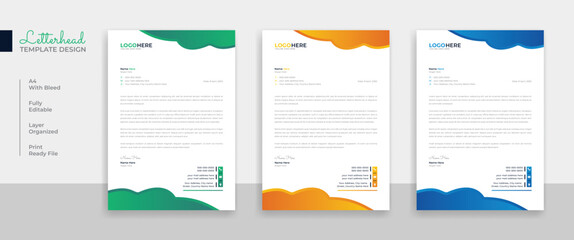 Multipurpose corporate business letterhead design