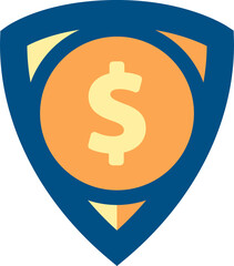money shield icon