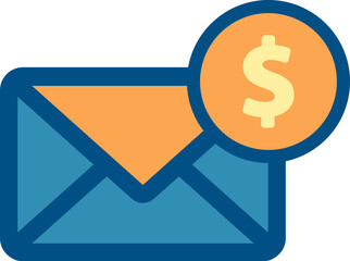 message and money icon