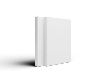 Naklejka premium Magazine and book cover mockup