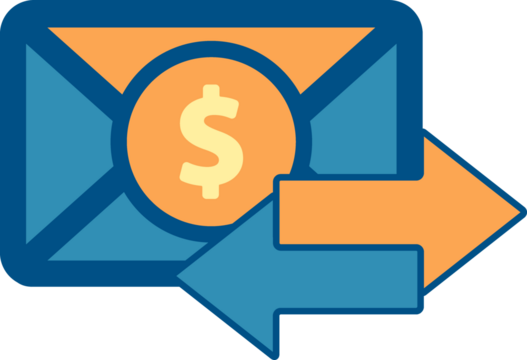 message and money icon