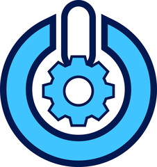 power setting flat icon