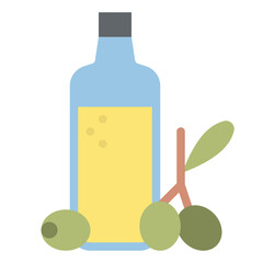 olive oil healthy food diet fitness icon