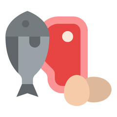 protein food diet fitness icon
