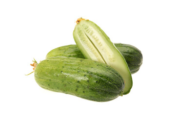 cucumber isolated on white background