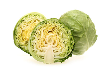 cabbage isolated on white background