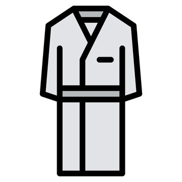 recommend clip art: bathrobe spa massage cloth icon