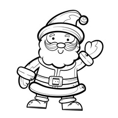 Christmas cartoons to decorate the card. Coloring for children.