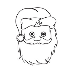 Obraz premium santa claus icon