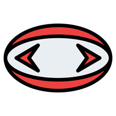 rugby sport activity competition icon