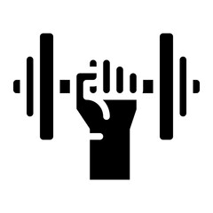 Obraz premium weightlifting sport activity competition icon