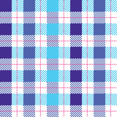 Winter color checkered background, plaid texture seamless pattern fabric checkered background, gingham background