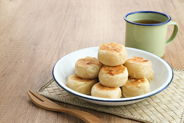 Bakpia, Bakpia Pathok is a typical Yogyakarta food made from a mixture of green beans, cheese and sugar, which is wrapped in flour, then baked.
