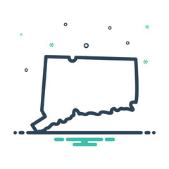 Mix icon for connecticut