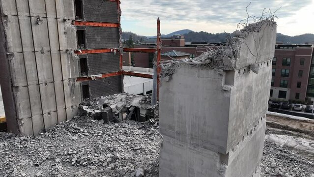 Appalachian State University construction near Kidd brewer stadium