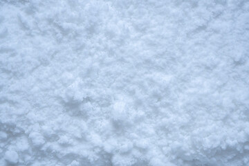 White snow texture background high angle view