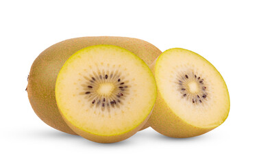 Gold kiwi isolated on transparent png