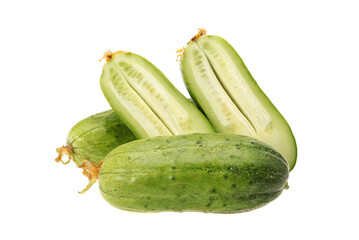 cucumber isolated on white
