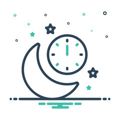 Mix icon for midnight