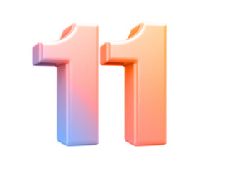 3d gradient number 11