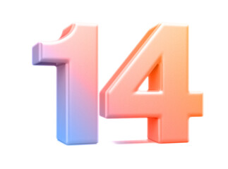 3d gradient number 14