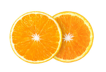 orange slice isolated on transparent png