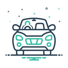 Mix icon for driving
