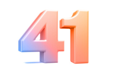 3d gradient number 41