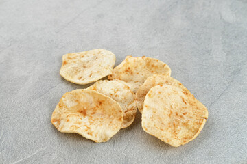 Slondok, Indonesian traditional  snack, made from cassava.
