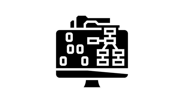 system software line icon animation