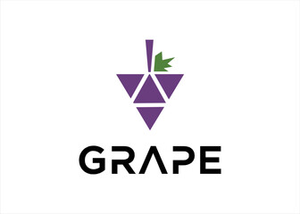 grape vineyard wine logo design