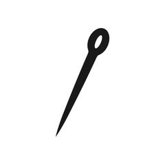 Needles icon silhouette .design template vector illustration