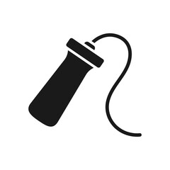 Tampon icon silhouette .design template vector illustration