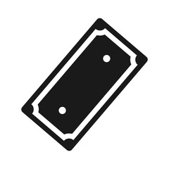Money icon silhouette .design template vector illustration