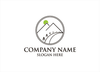 mountain logo design