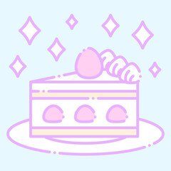 ★Retro cream cake★