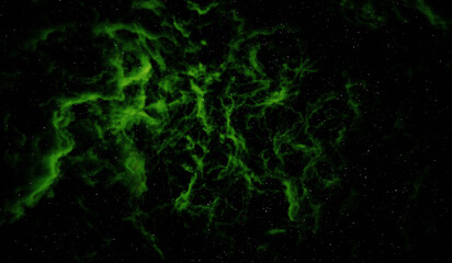 Colorful space background with nebula and stars. 3D rendering.